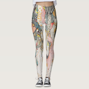 Doodling on the Language of Light Leggings
