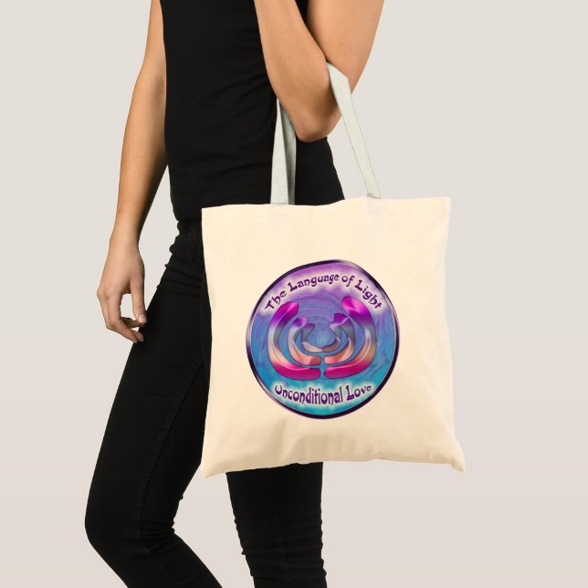 Doodling on the symbol of Unconditional Love Tote Bag (Front (Product))