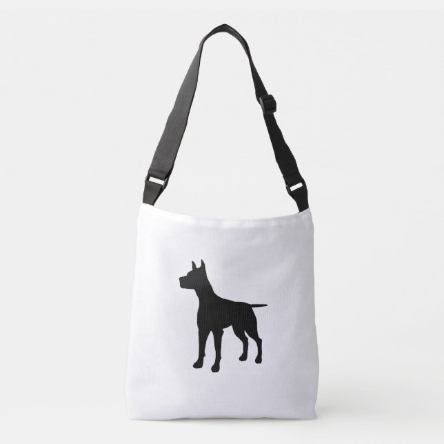 DoOG Silhouette Print Crossbody Bag (Front)