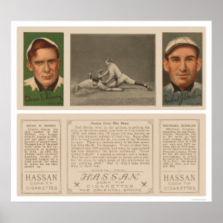 Dooin Gets His Man Baseball 1912 Poster