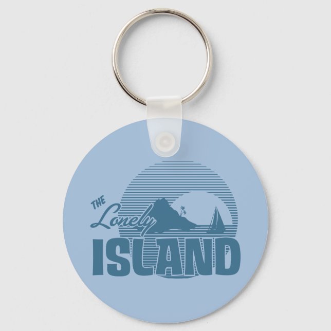 Dookie Island - Blue Key Ring (Front)