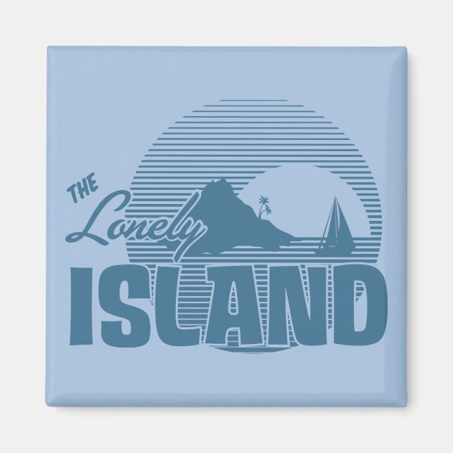 Dookie Island - Blue Magnet (Front)