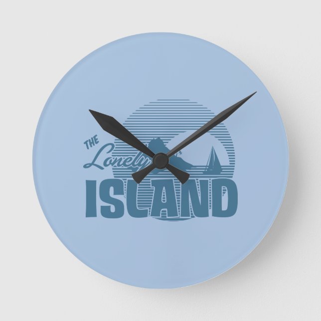 Dookie Island - Blue Round Clock (Front)