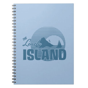 Dookie Island - Blue Spiral Notebook