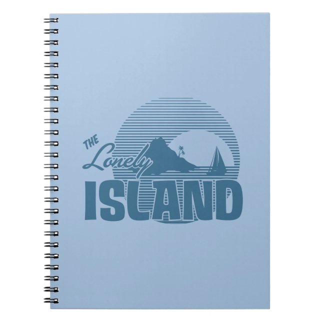 Dookie Island - Blue Spiral Notebook (Front)
