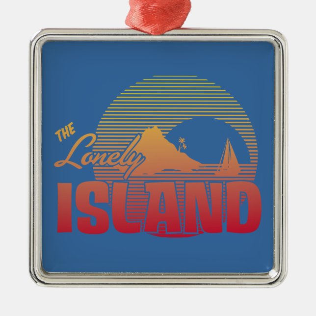 Dookie Island - Colour Metal Tree Decoration (Front)