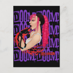 DOOM! Magazine "Z" Purple Postcards