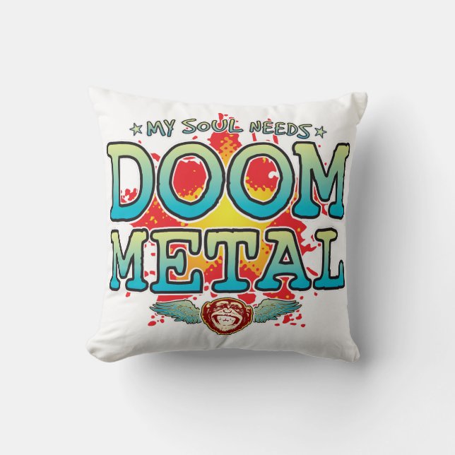 Doom Metal Soul Cushion (Front)
