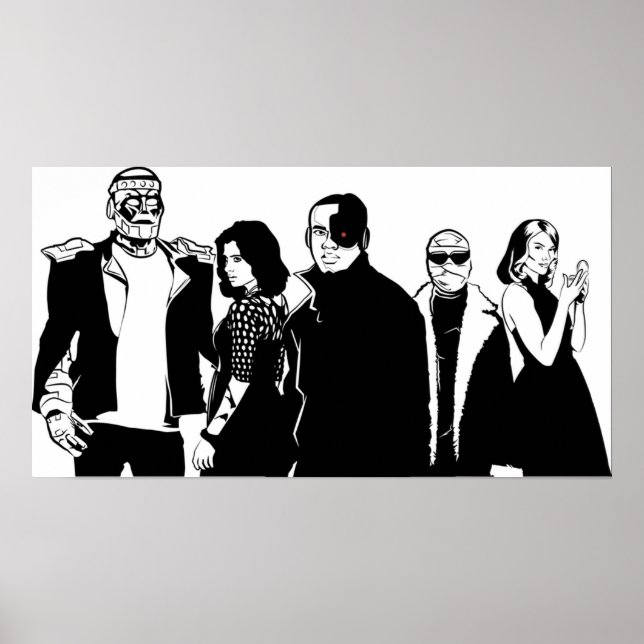 Doom Patrol cool as fck Poster (Front)