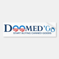 Doomed 08 Bumper Sticker