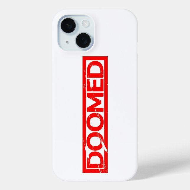 Doomed Stamp Case-Mate iPhone Case (Back)