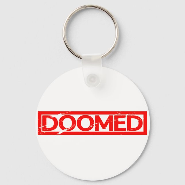 Doomed Stamp Key Ring (Front)