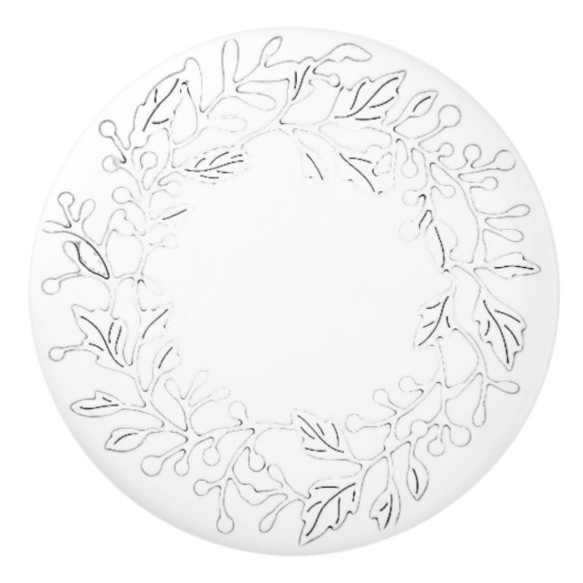 DOOR CERAMIC PULL ART DESIGN STYLE  (Front)