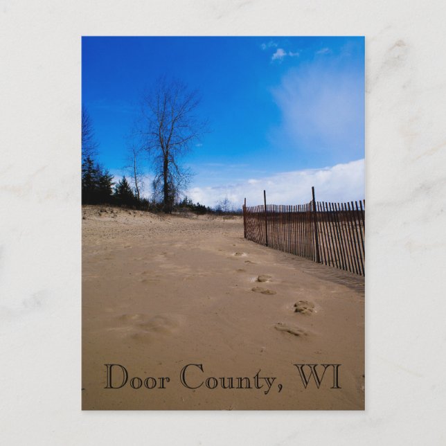 Door County Beach Postcard (Front)