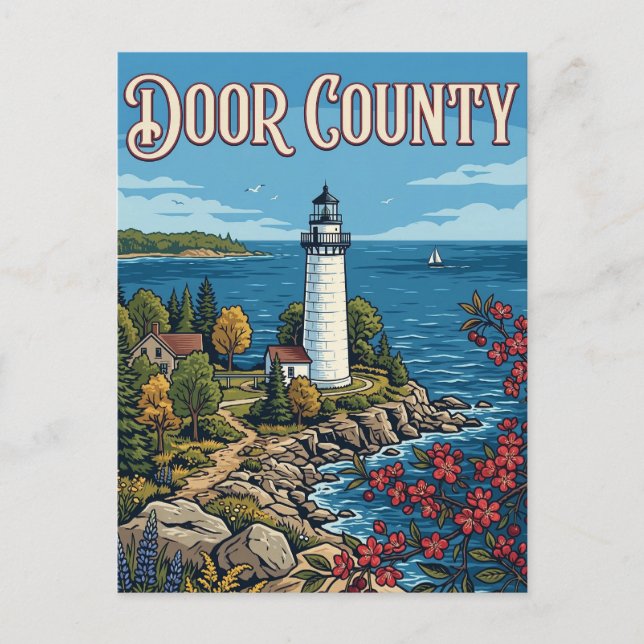 Door County Postcard (Front)