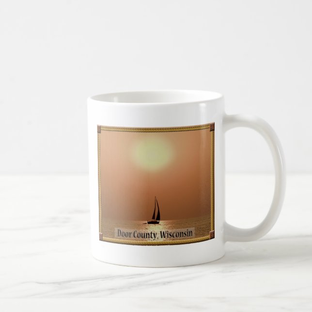Door County Sunset Coffee Mug (Right)