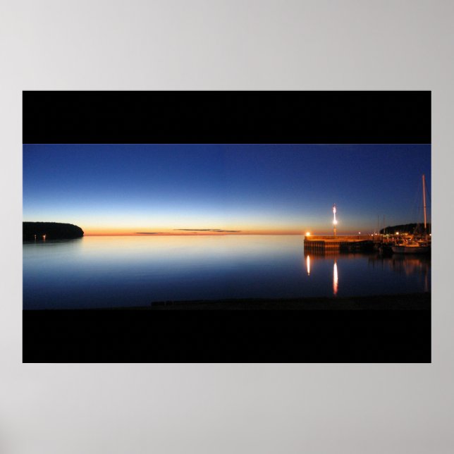 Door County Sunset Poster (Front)