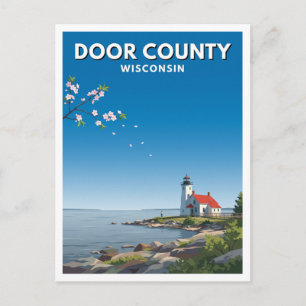 Door County, Wisconsin — Cana Island Lighthouse Postcard
