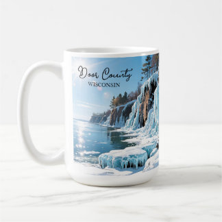 Door County Wisconsin | Frozen Winter Coffee Mug
