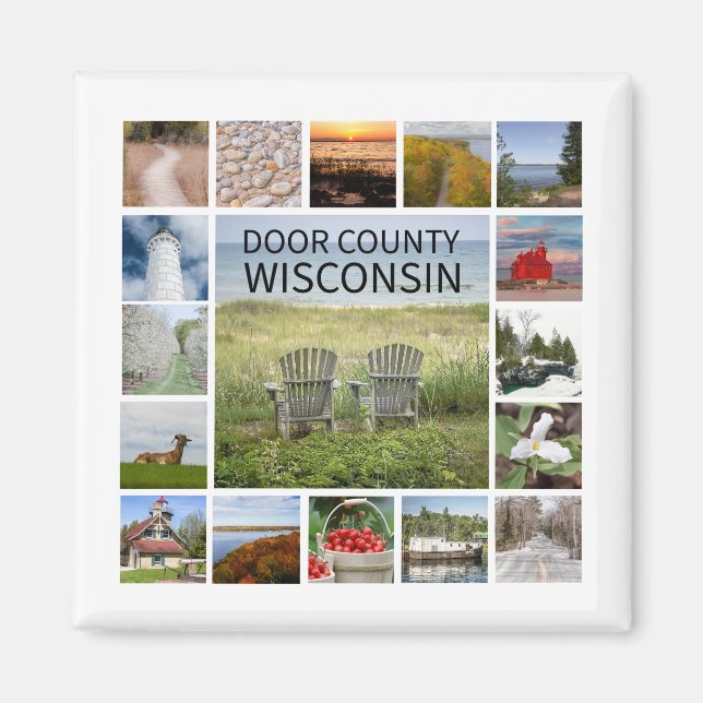 Door County Wisconsin Magnet (Front)