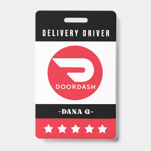 Door Dash Badge ID Badge