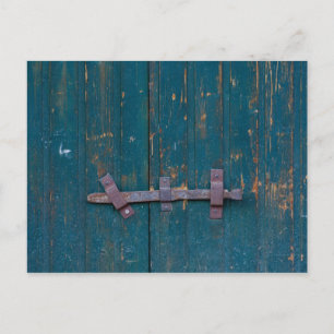 door handle postcard
