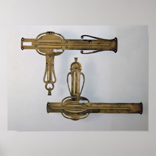 Door handles, 1898-99 poster