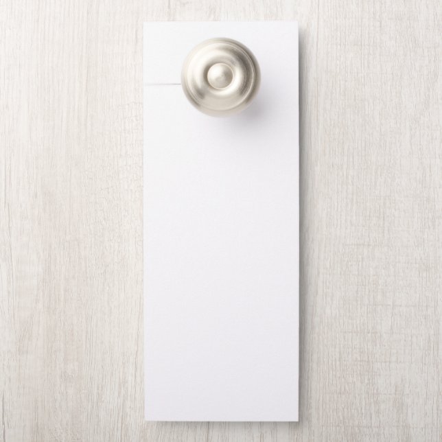 Door Hanger (On Knob)