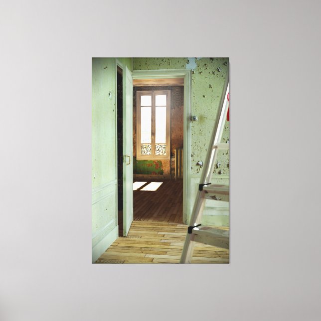 DOOR Homage to Duchamp Digital Realism Canvas 2 Print (Front)
