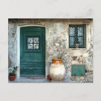 Door in Cagnes sur Mer, France, ... Postcard