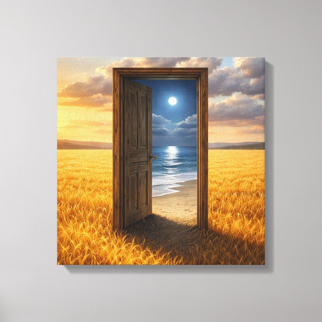 Door in the Wheat Canvas Print (Front)