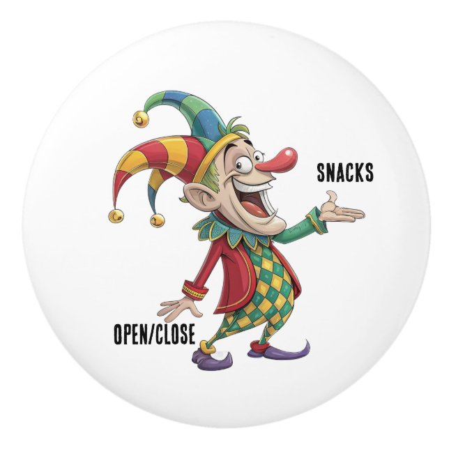Door Knob Clown Snacks Open/Close (Front)
