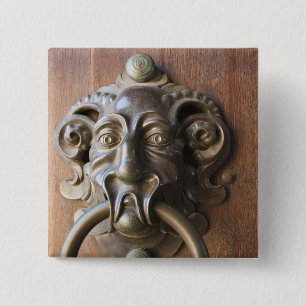 Door knocker at the Neue Residenz 15 Cm Square Badge