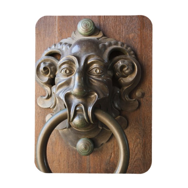 Door knocker at the Neue Residenz Magnet (Vertical)