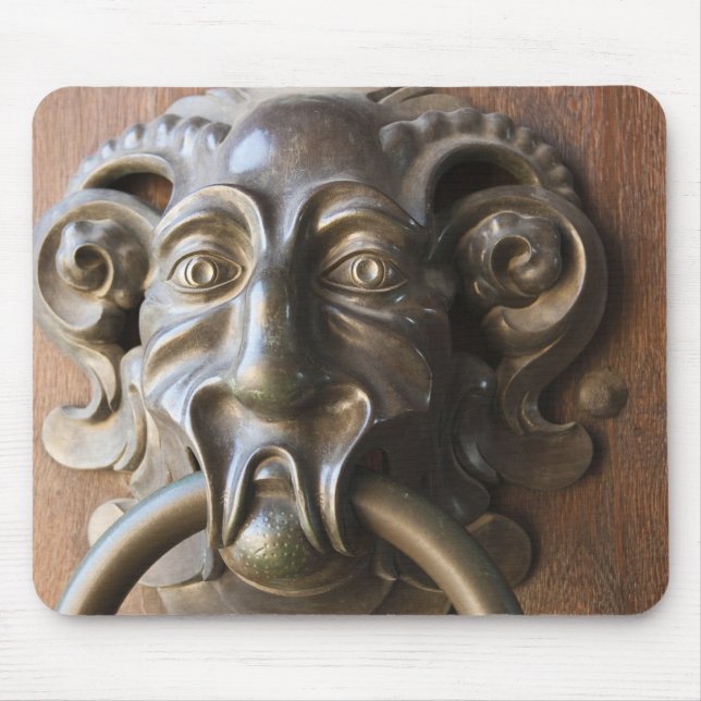 Door knocker at the Neue Residenz Mouse Pad (Front)