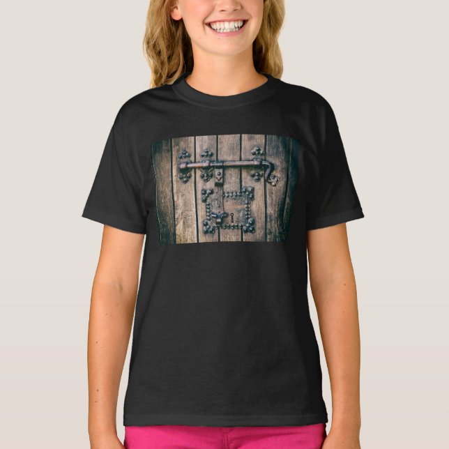 Door lock of the Nossa Senhora da Pena Church T-Shirt (Front)