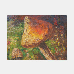 Door Mat Ann Hayes Painting Mushroom