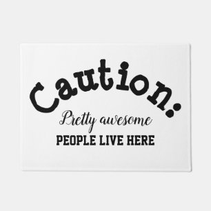 Door Mat - awesome people