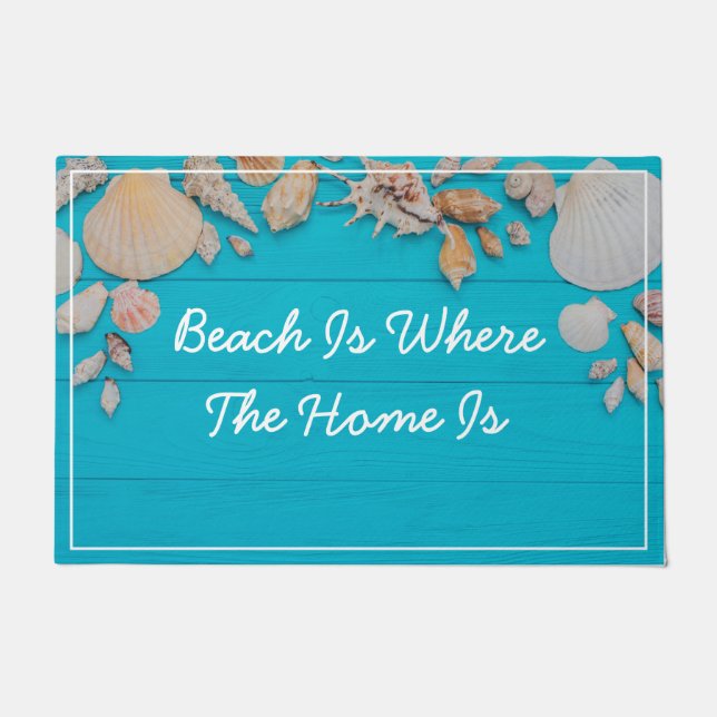 Door Mat-Beach Shells Doormat (Front)