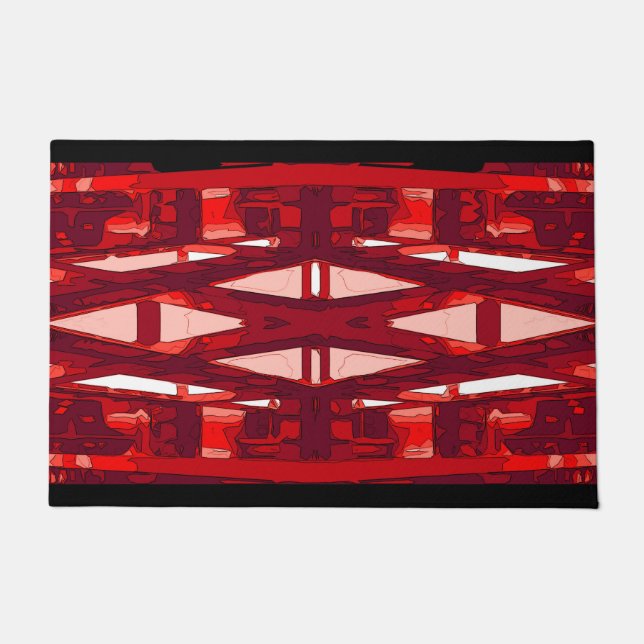 Door Mat: Southwestern Style, Red Doormat (Front)