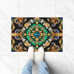 Door Mat with Brazilian Colours design