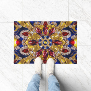 Door Mat with Colombian Colours design