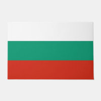 Door Mat with Flag of Bulgaria
