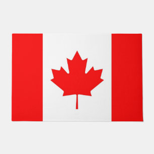 Door Mat with Flag of Canada