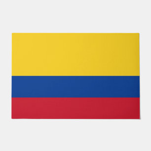 Door Mat with Flag of Colombia