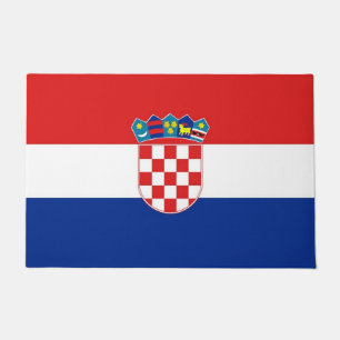 Door Mat with Flag of Croatia