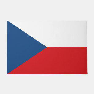 Door Mat with Flag of Czechia