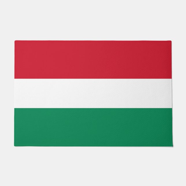Door Mat with Flag of Hungary (Front)