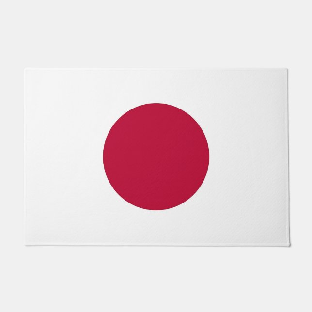 Door Mat with Flag of Japan (Front)