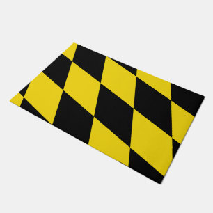 Door Mat with Flag of Munich